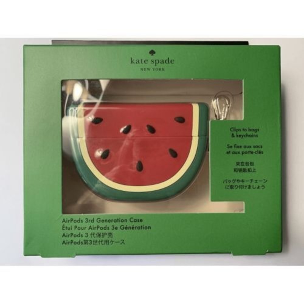 Kate Spade Watermelon AirPods 3RD Generation Case NEW NIB KB628 What-A-Melon